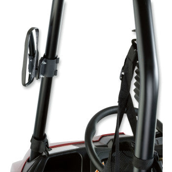 Moose Offroad UTV Sideview Mirrors Mirrors - Side View - Rectangle - Black - 1.75"