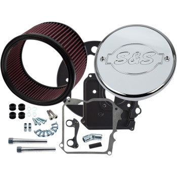 S&S Cycle Air Cleaner Kit with Cover - S&S Logo - Chrome
