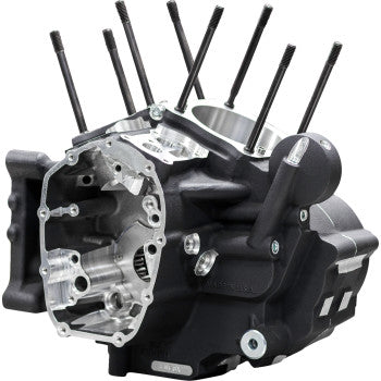 S&S Cycle Crankcase - MK-Series "B" - Black - M8 Softail