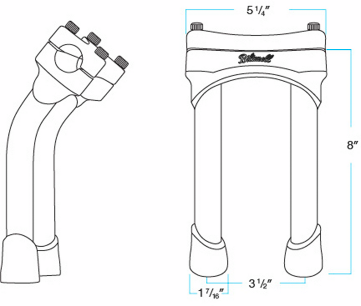 Murdock Handlebar Risers