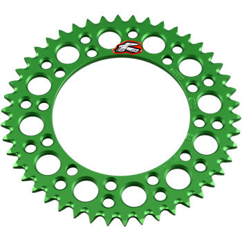 RENTHAL Ultralight Rear Sprocket - 46 Tooth - Green - Kawasaki/Suzuki
