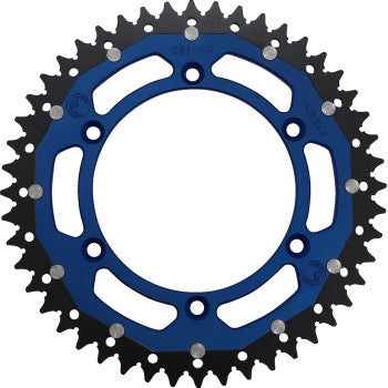 Moose Offroad Dual Sprocket Dual Sprocket - 48 Tooth - Blue - Yamaha