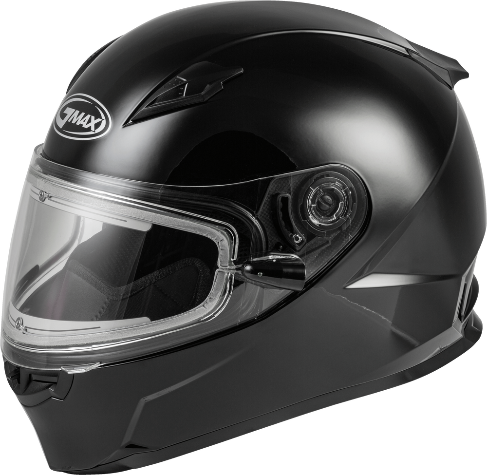 GMAX FF-49S Full Face Snow Black w/Electric Shield Helmet