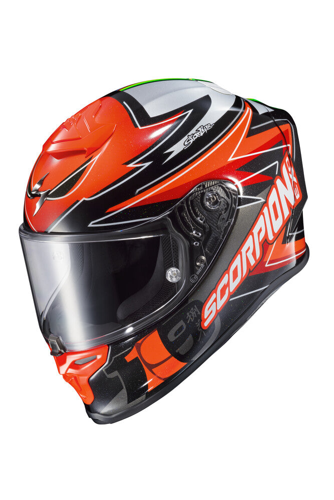EXO-R1 AIR FULL FACE HELMET BAUTISTA RED/BLACK/WHITE