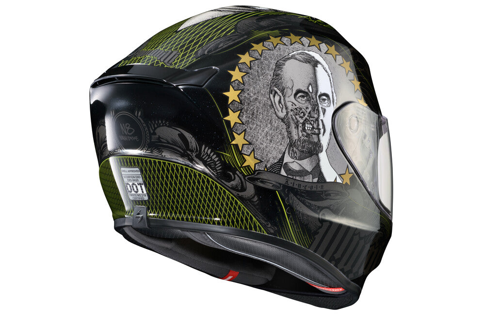 EXO-R420 FULL-FACE HELMET ILLUMINATI 2 BLACK 2X
