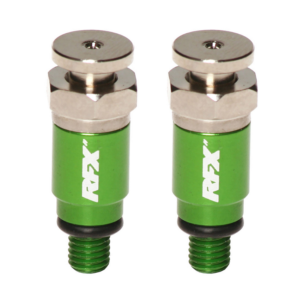 RFX FORK AIR BLEEDERS GREEN KYB/SHOWA