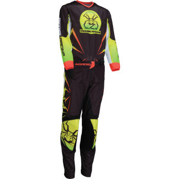 Moose Offroad Youth Agroid Mesh Pants Youth Agroid Mesh Pants - Hi-Viz/Black