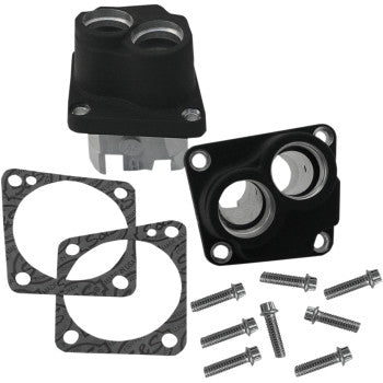 S&S Cycle Tappet Guide Kit - Wrinkle Black - V-Series | Super Stock® Crankcases