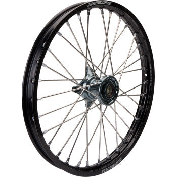 Moose Offroad SX-1 Complete Wheel - Black Wheel/Gray Hub - 19x1.4 - SX/MC/TC 85