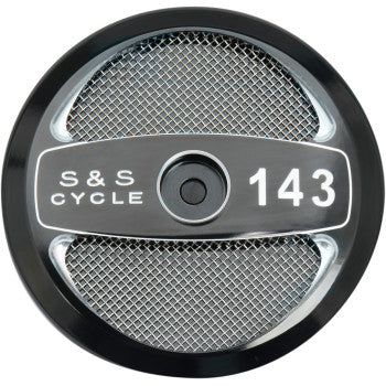 S&S Cycle Stealth Air Cleaner Cover - Black - 143"