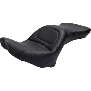 Saddlemen Seat - Explorer™ - Without Backrest - Stitched - Black - FLSTF '07-'17