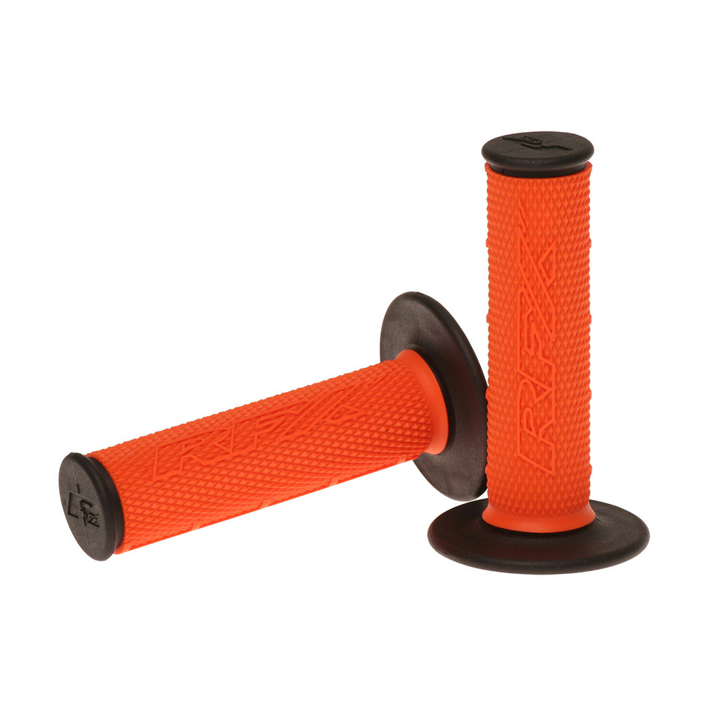 RFX DUAL COMPOUND GRIPS ORANGE WITH BLACK ENDS