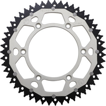 Moose Offroad Dual Sprocket Dual Sprocket - 51 Tooth - Silver - Gas Gas/Husqvarna/Husaberg/KTM