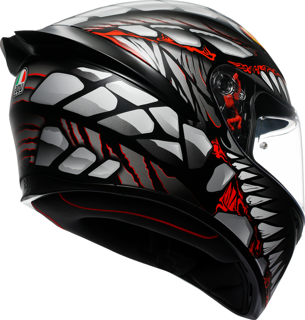 AGV K1 S Lyzard Matte Black/Gray/Red Helmet