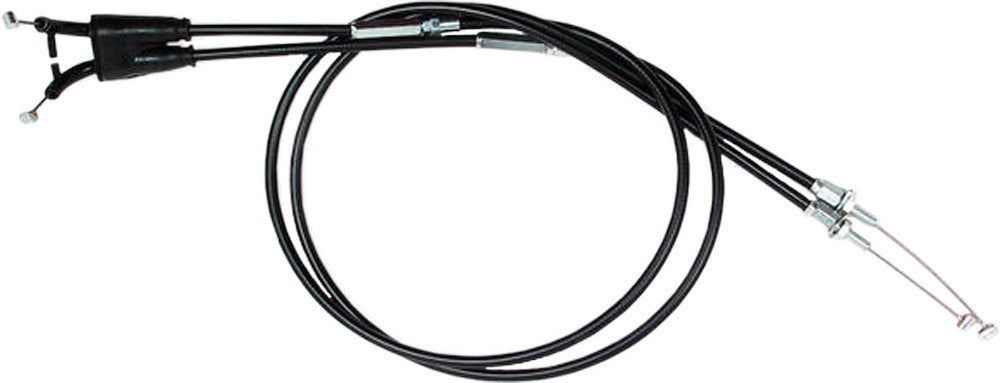 MOTION PRO BLACK VINYL THROTTLE PUSH-PULL CABLE SET