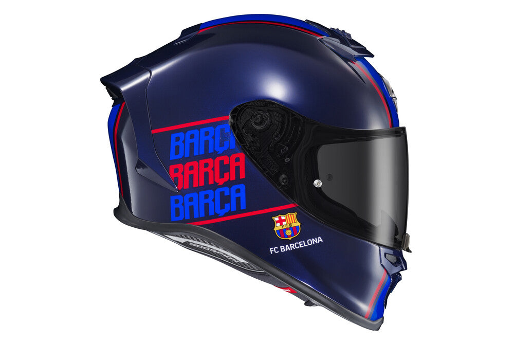 SCORPION EXO EXO-R1 AIR FULL FACE HELMET FC BARCELONA