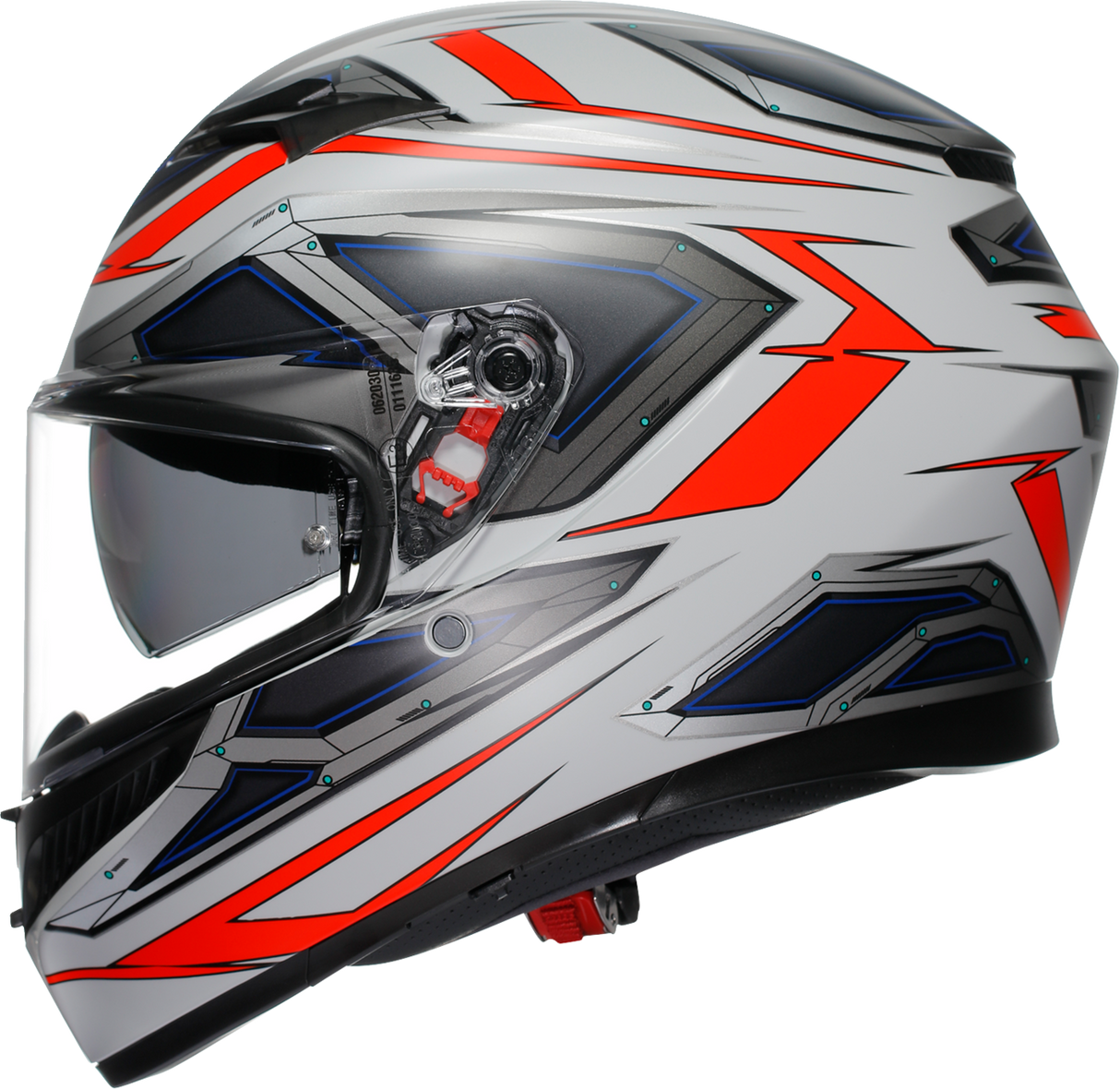 AGV K3 Space Matte White/Red Fluo Helmet