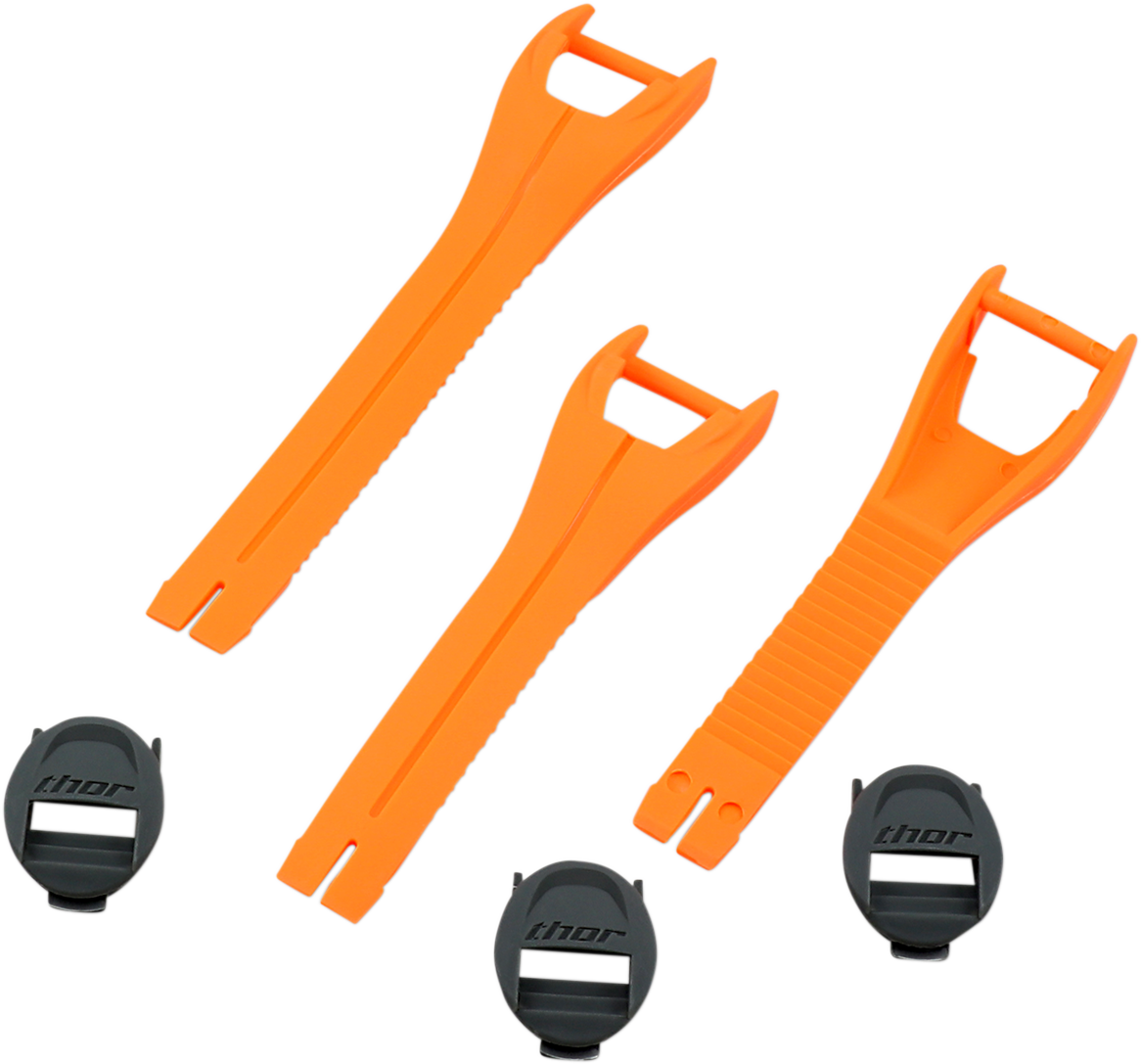 Thor Blitz XP MX Boot Straps - Youth - Orange - Size 1-7