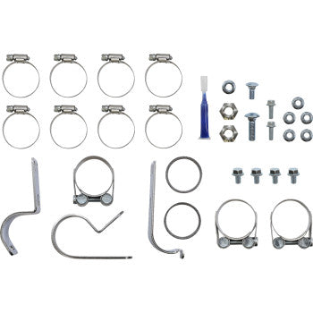 S&S Cycle El Dorado Dual Exhaust System - Chrome - Black Tracer