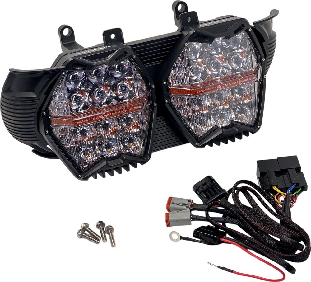 LETRIC LIGHTING CO GC7 LED HEADLIGHT KIT FLTR `15-23 (EXC. 23-24 CVO)