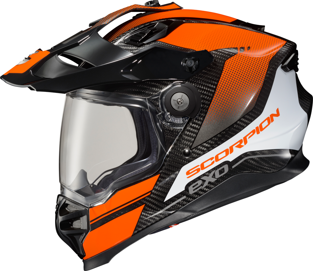 XT9000 CARBON FULL-FACE HELMET TRAILHEAD ORANGE SM