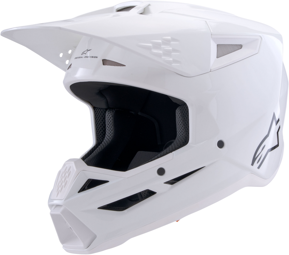 Alpinestars SM3 Solid Helmet White Glossy