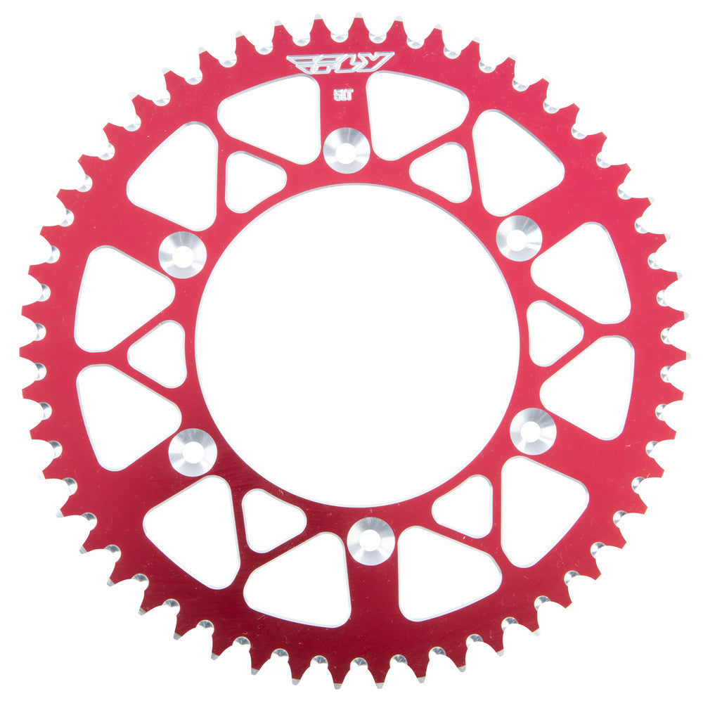 REAR SPROCKET ALUMINUM 51T-520 RED HON
