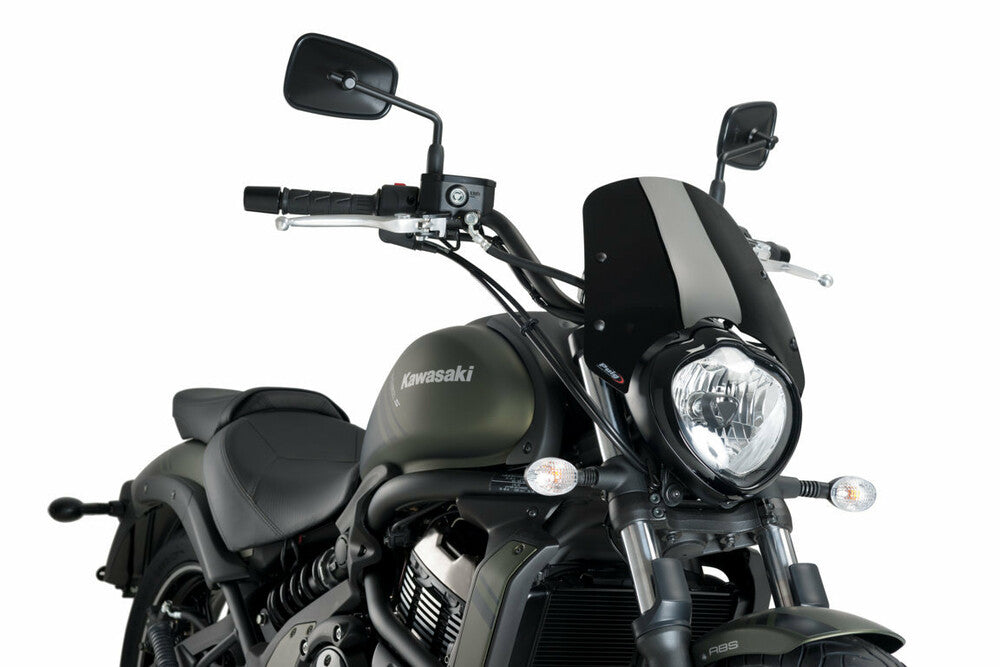 PUIG WINDSCREEN NAKED NEW GEN SPORT BLACK KAW