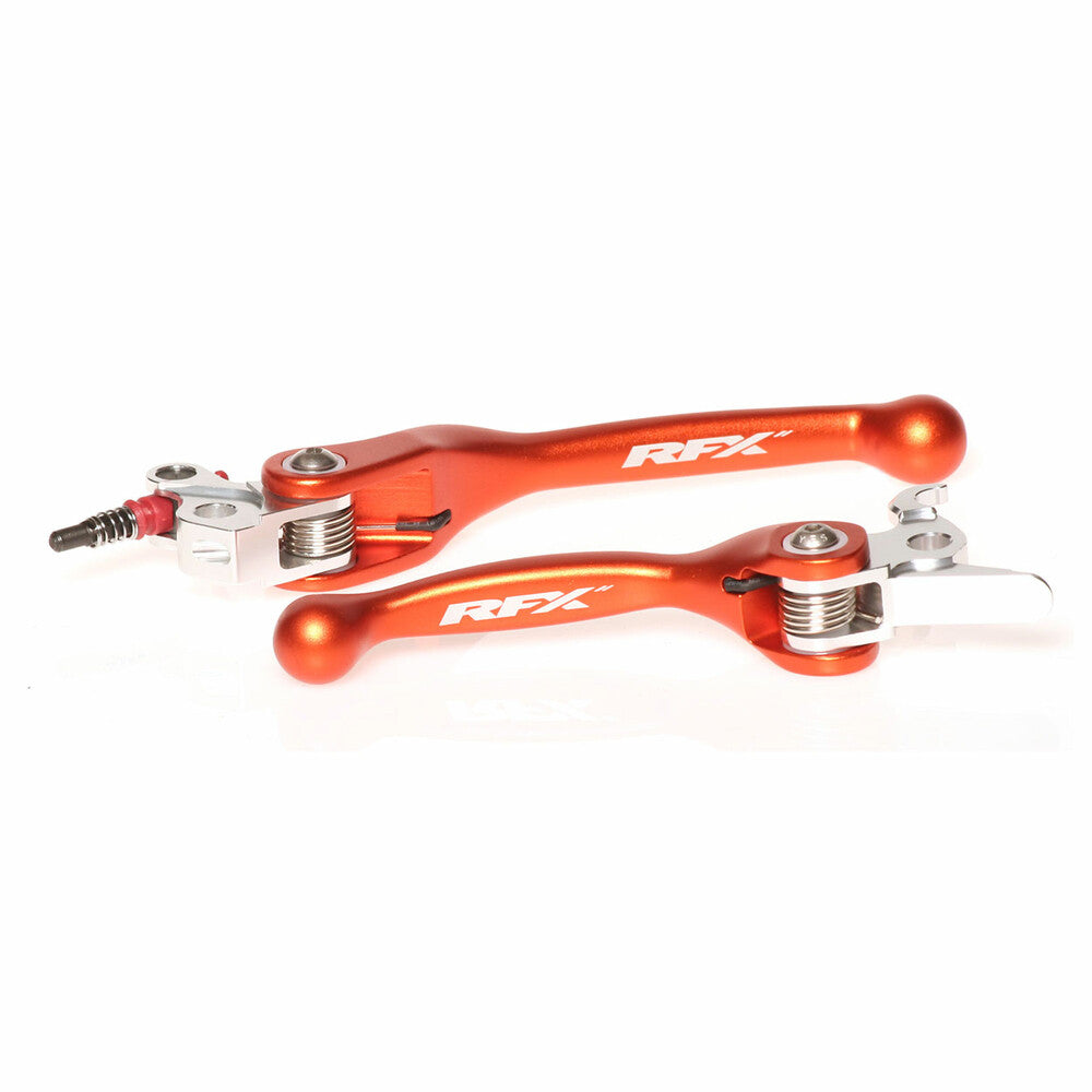 RFX FLEXIBLE LEVER SET ORANGE KTM BREMBO/MAGURA <08