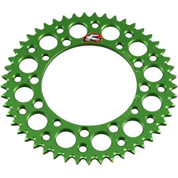 RENTHAL Ultralight Rear Sprocket - 49 Tooth - Green - Kawasaki/Suzuki