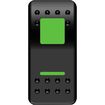 Moose OffroadRocker Switch Rocker Switch - On/Off - Green