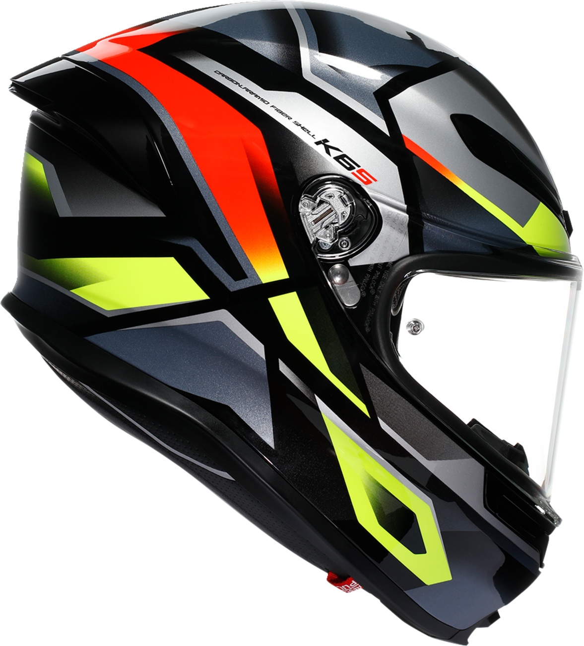 AGV K6 S Erazer Black/Red/Yellow Fluo Helmet