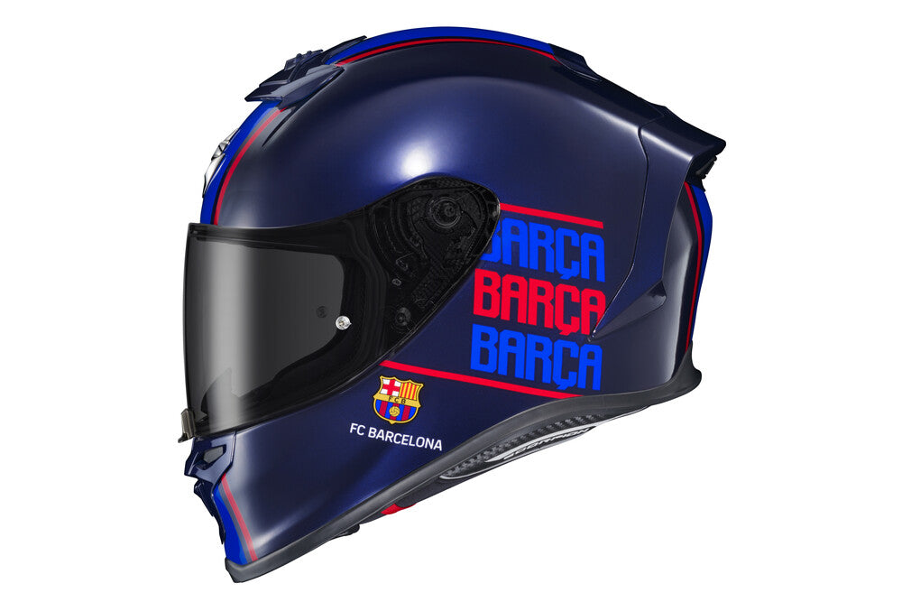SCORPION EXO EXO-R1 AIR FULL FACE HELMET FC BARCELONA