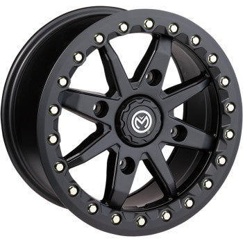 Moose Offroad 544X Beadlock Wheel Wheel - 544X Beadlock - Front/Rear - Black - 14x7 - 4/156 - 5+2