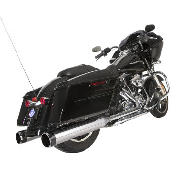 S&S Cycle El Dorado Dual Exhaust System - Chrome - Black Thruster