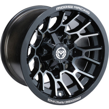 Moose Offroad 24X Wheel - Front/Rear - Black - 15x7 - 4/136 - 5+2