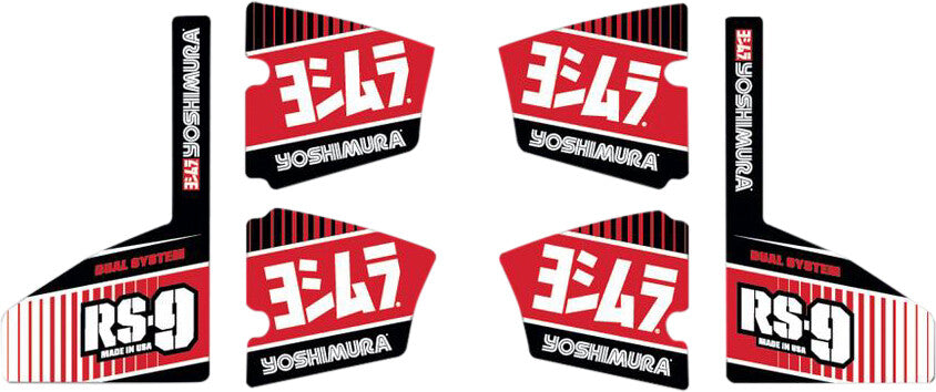 RS-9 MUFFLER DECAL SET 6/PCS