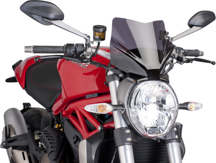 PUIG WINDSCREEN NAKED NEW GEN SPORT DARK SMOKE