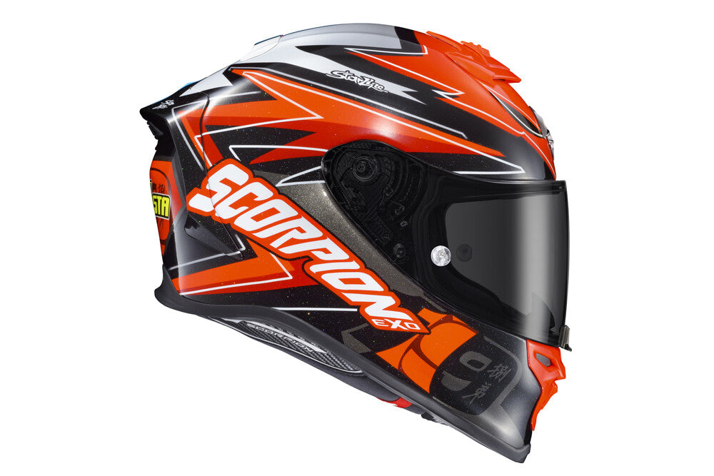 EXO-R1 AIR FULL FACE HELMET BAUTISTA RED/BLACK/WHITE
