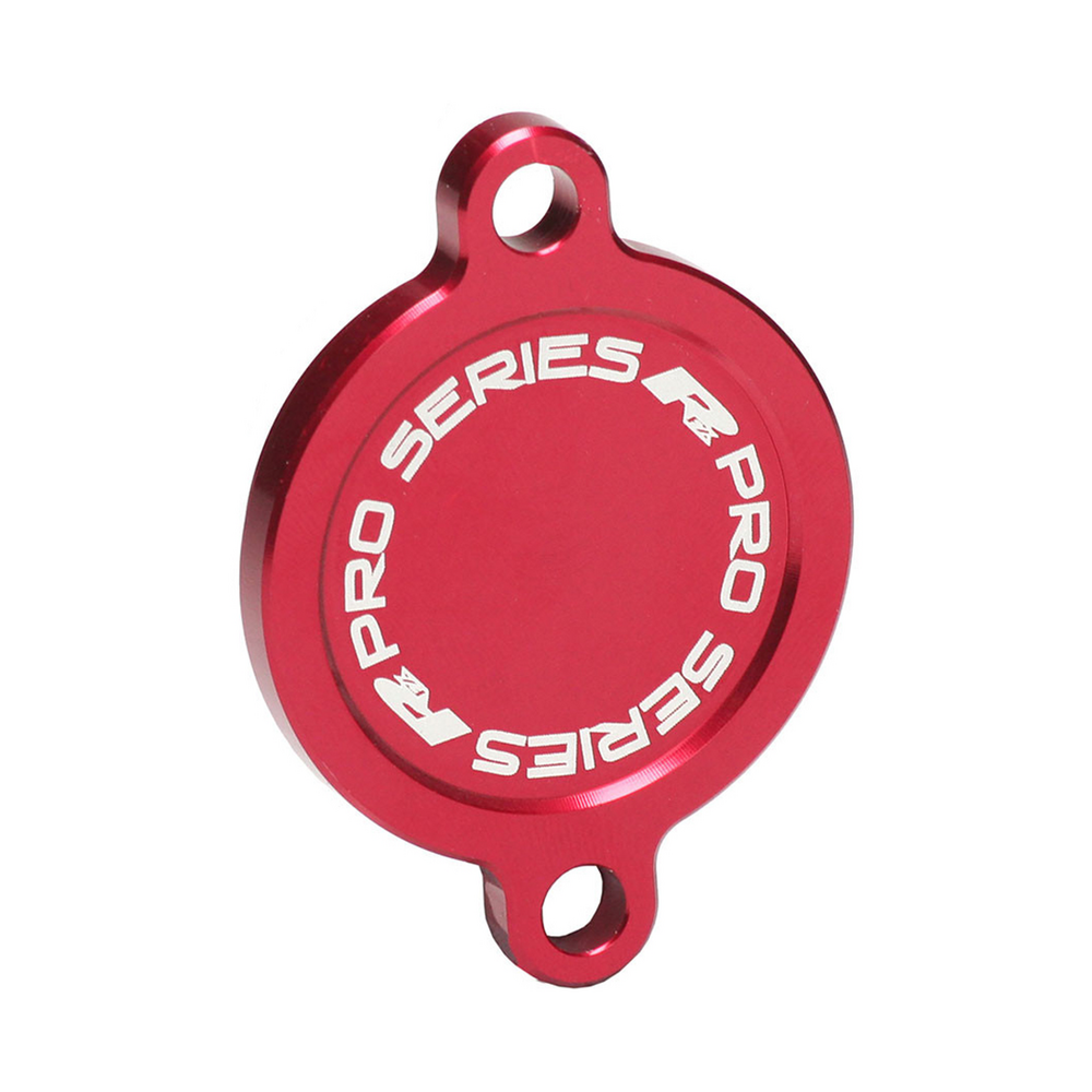 RFX OIL FILTER COVER RED KAW