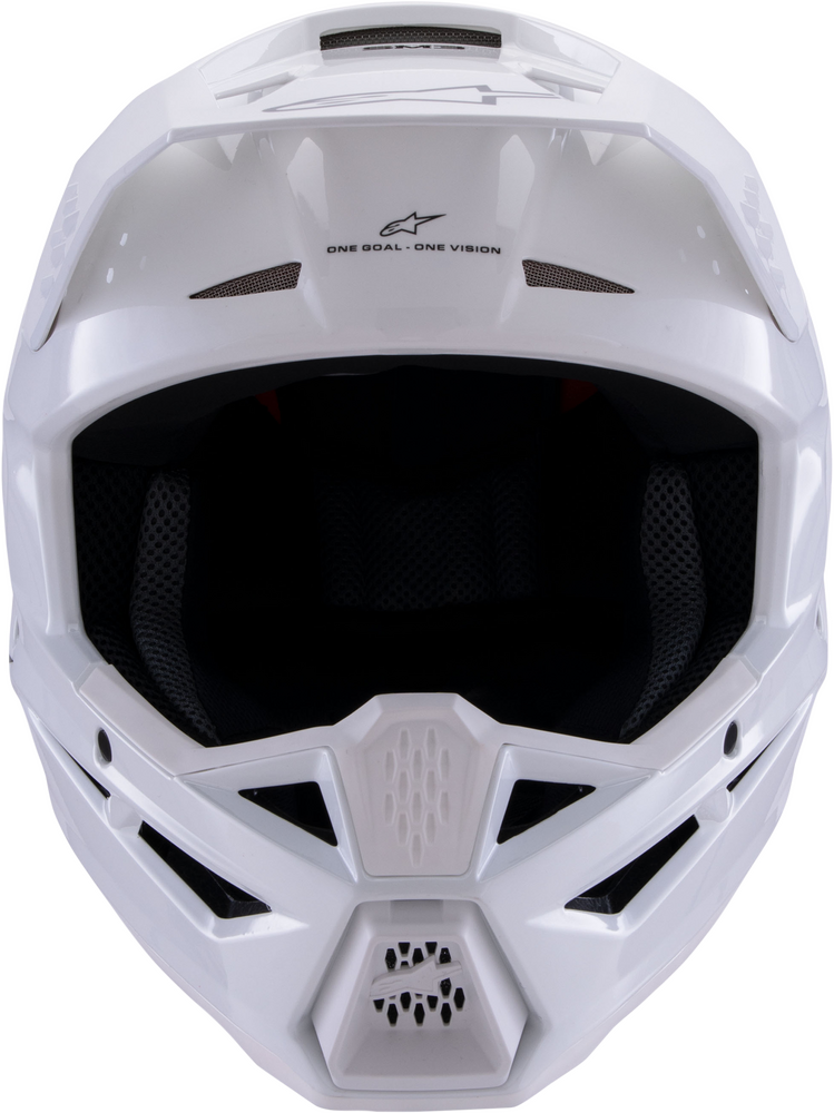 Alpinestars SM3 Solid Helmet White Glossy