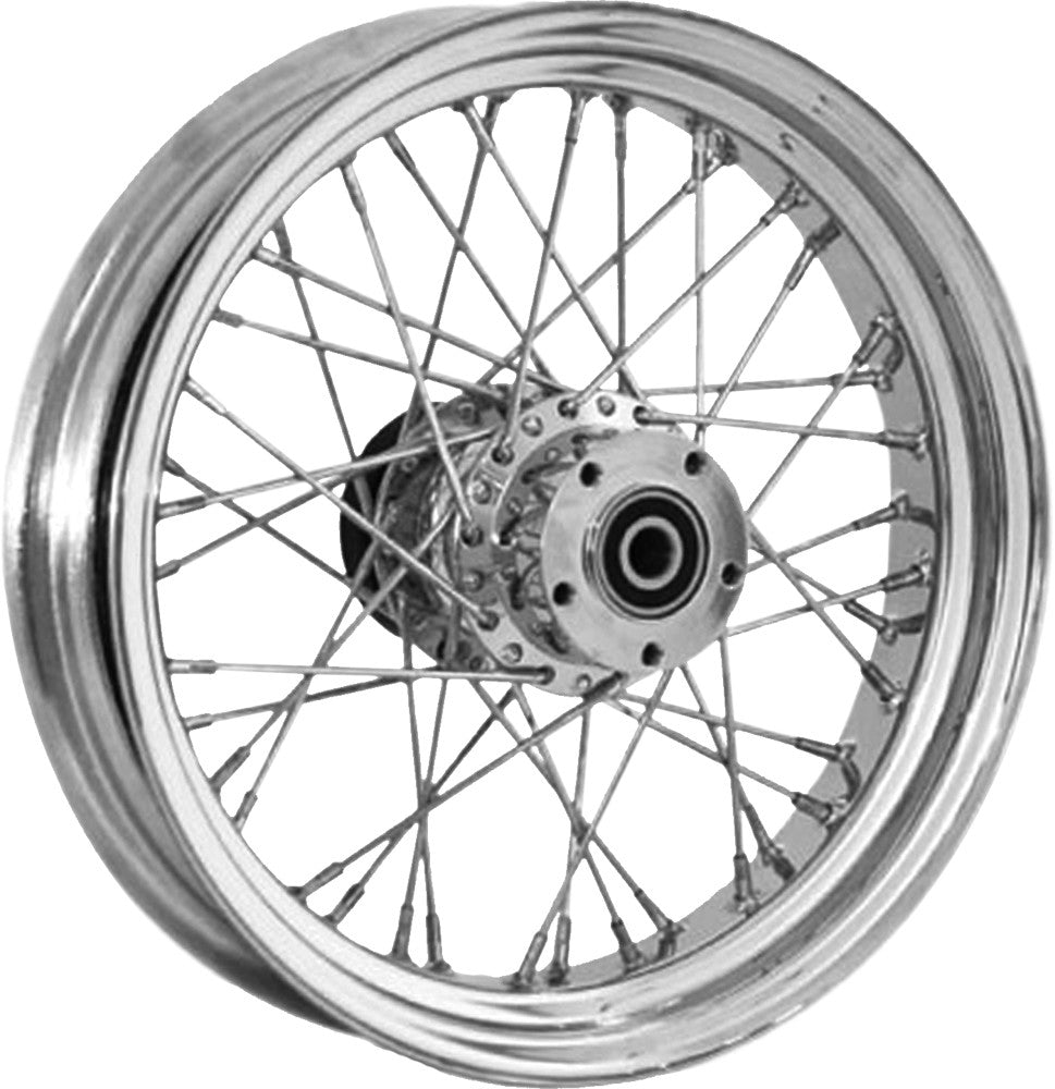 HARDDRIVE RR 40-SPK CHROME 16X3.5 BT/XL-HUB 3/4" AXL 00 LTR