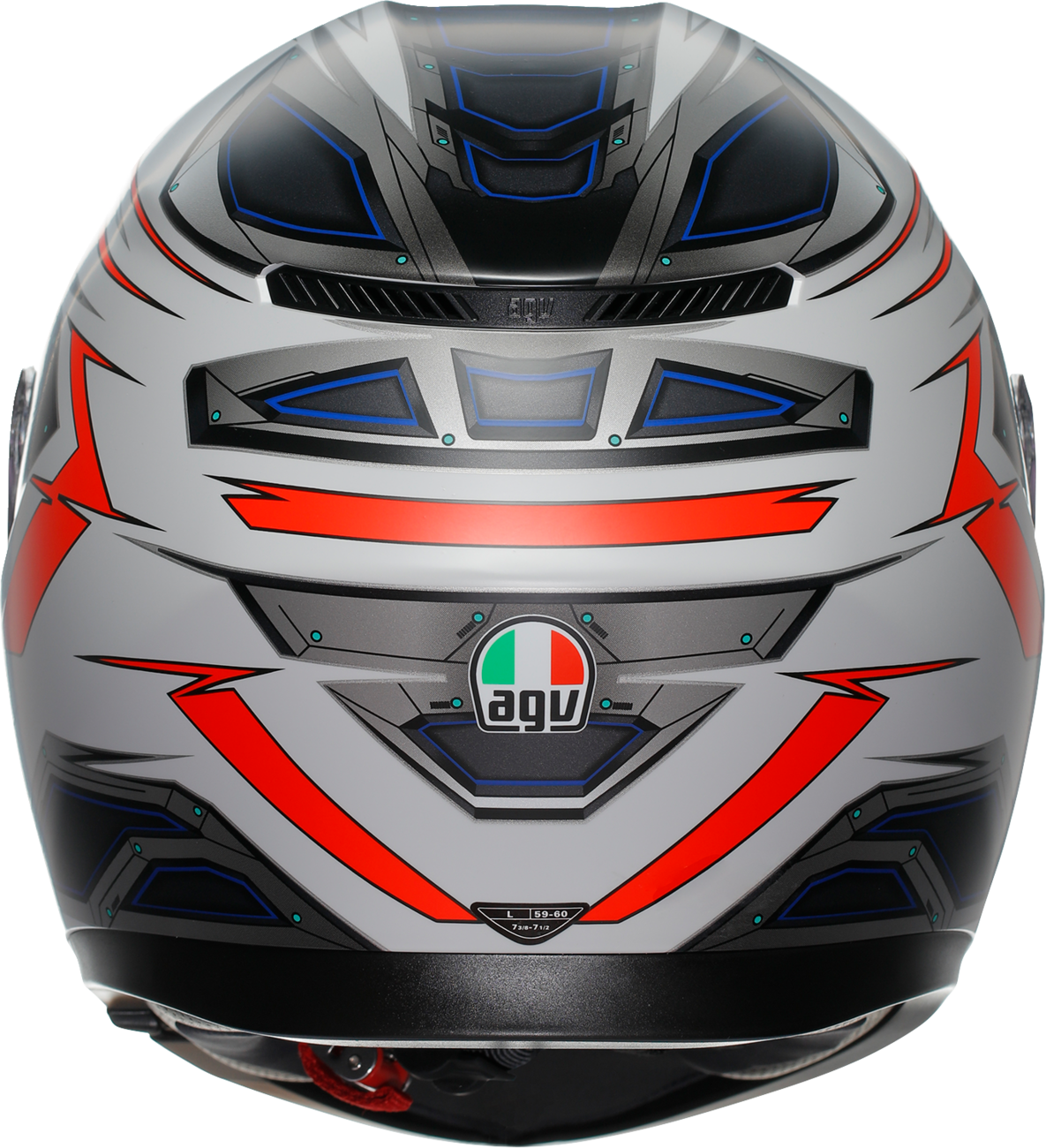 AGV K3 Space Matte White/Red Fluo Helmet