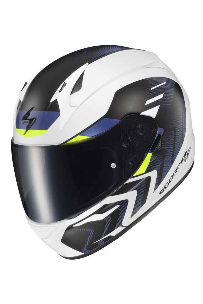 EXO-R320 FULL-FACE HELMET ALCHEMY WHITE/BLUE/HI-VIZ SM
