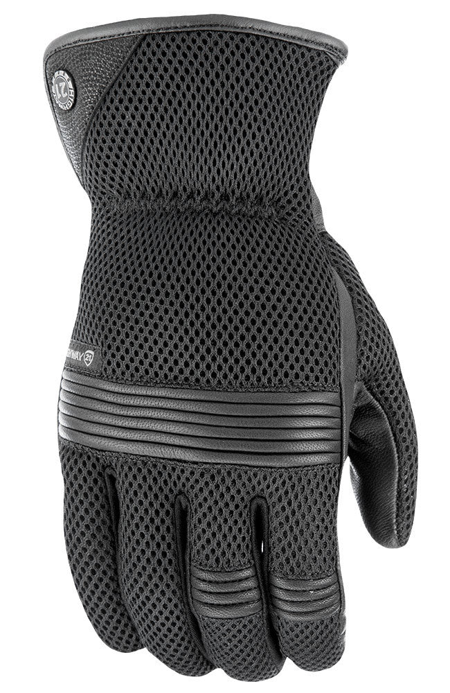 Highway 21 Turbine Mesh Black Gloves