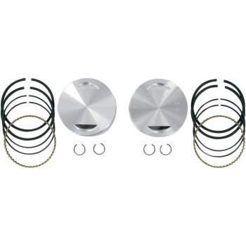 S&S Cycle Piston Kit - For 113" Super Sidewinder® - 4.000" - +0.010"