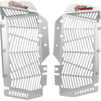 Moose Offroad Radiator Guards Radiator Guards - Silver - Kawasaki