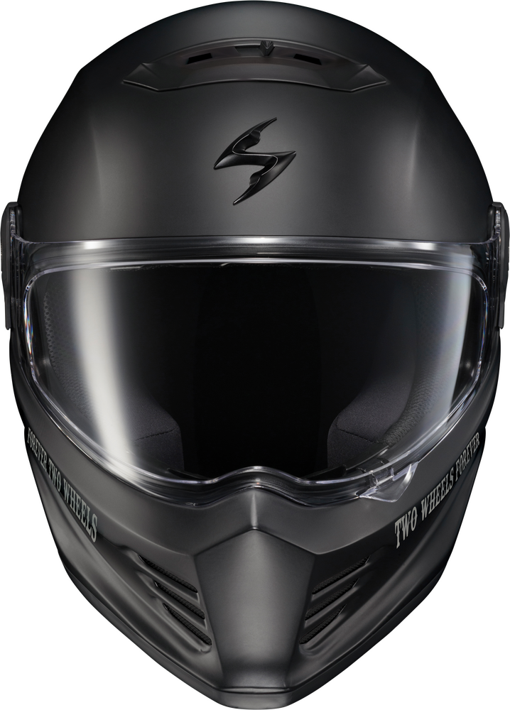 COVERT FX FULL FACE HELMET VTWIN VISIONARY MATTE BLACK