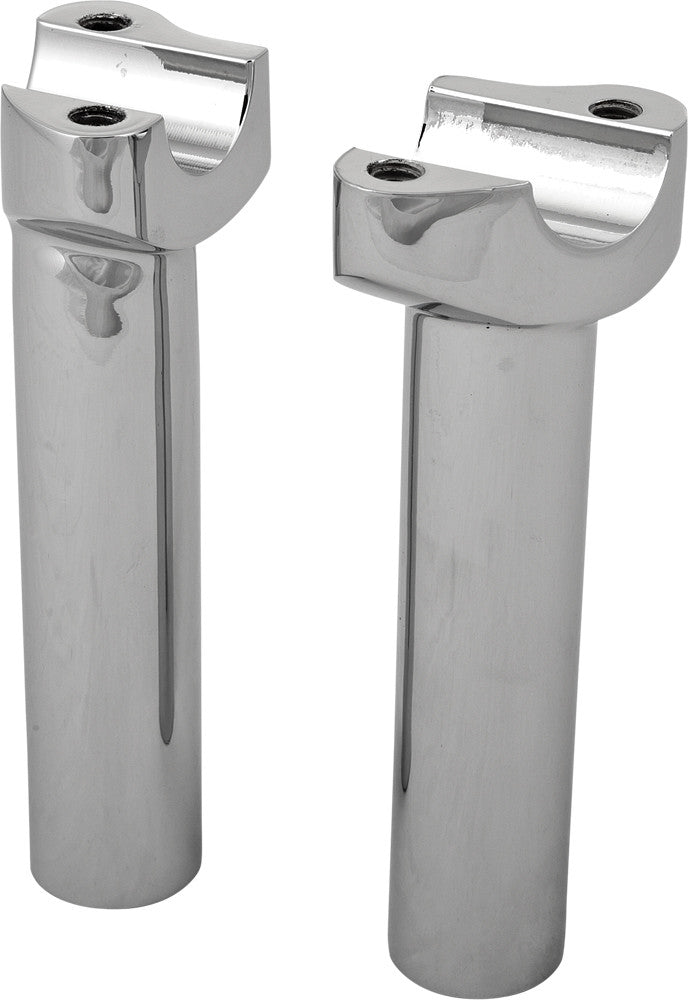 HARDDRIVE H-BAR RISERS 5.5" STRAIGHT CHROME