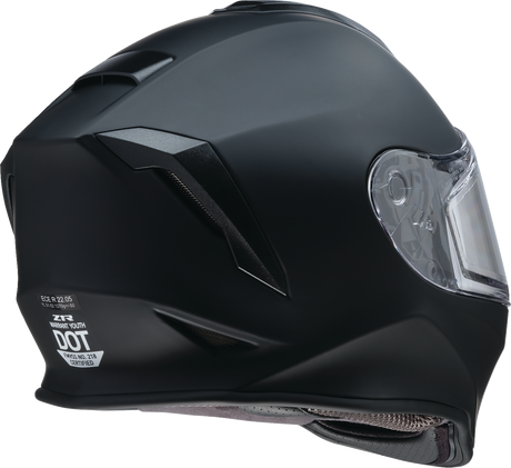 Youth Warrant Snow Helmet Matte Black